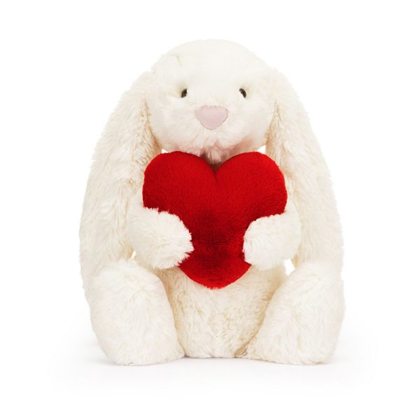 Bashful Red Love Heart Bunny - Image 4