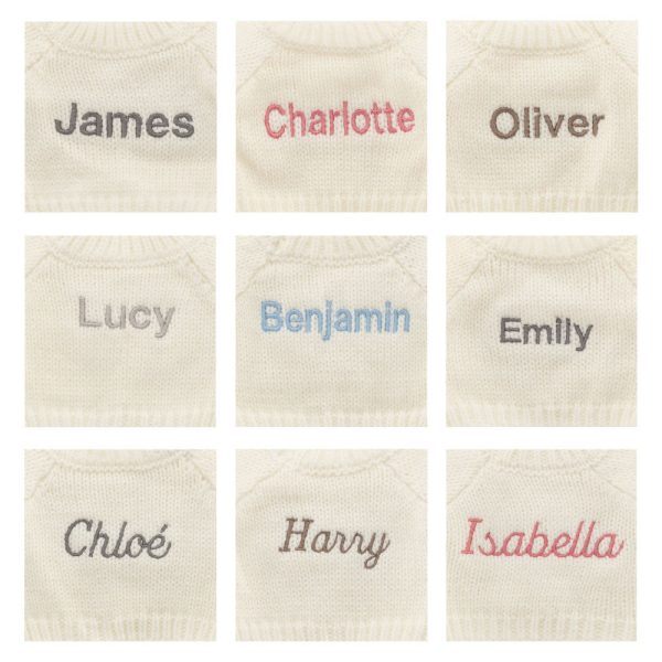 Bashful Blush Bunny with Personalised Cream Jumper - Image 2
