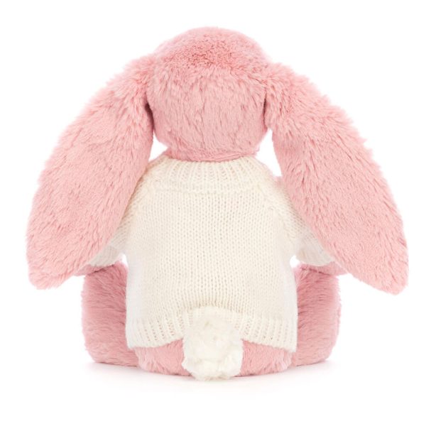 Bashful Petal Bunny with Personalised Cream Jumper - Image 4