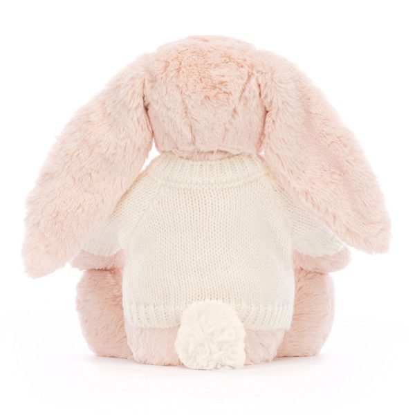 Blossom Blush Bunny with Personalised Cream Jumper - Image 3