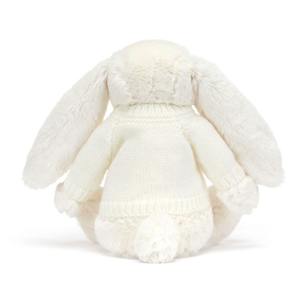 Blossom Cream Bunny with Personalised Cream Jumper - Image 4