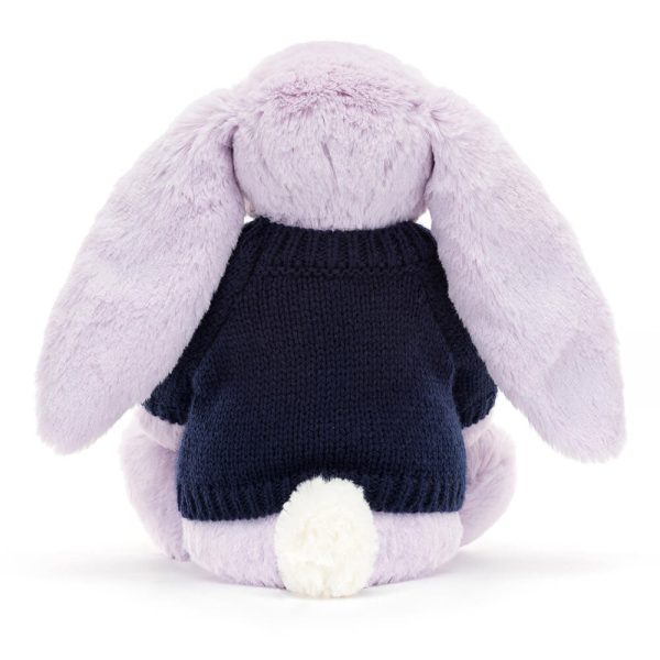 Blossom Jasmine Bunny with Personalised Navy Jumper - Image 4